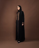 Designer sleeve embroidered luxury abaya with matching sheila – Eid collection