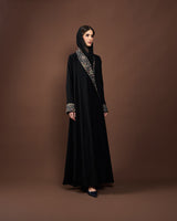 Black Luxury Embroidered Abaya with Matching Sheila – Eid Collection
collar beads 