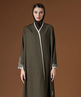 olive green abaya, green abaya, luxury green abaya, olive abaya, tweed abaya, embroidered cu abaya
, minimal abaya, modern abaya, elegant abaya, formal abaya, work abaya, structured abaya, 
premium abaya, designer abaya, women abaya, modest fashion abaya, luxury modest wear, 
high end abaya, luxury abaya GCC, abaya Gulf, abaya Middle East, abaya Saudi Arabia, 
abaya KSA, abaya Riyadh, abaya UAE, abaya Dubai, abaya Abu Dhabi, abaya Qatar, 
abaya Doha, abaya Kuwait, abaya Bahrain, abaya Oman, abaya Muscat,
 