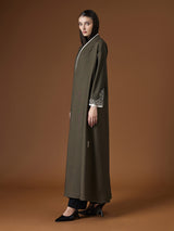 olive green abaya, green abaya, luxury green abaya, olive abaya, tweed abaya, embroidered cu abaya
, minimal abaya, modern abaya, elegant abaya, formal abaya, work abaya, structured abaya, 
premium abaya, designer abaya, women abaya, modest fashion abaya, luxury modest wear, 
high end abaya, luxury abaya GCC, abaya Gulf, abaya Middle East, abaya Saudi Arabia, 
abaya KSA, abaya Riyadh, abaya UAE, abaya Dubai, abaya Abu Dhabi, abaya Qatar, 
abaya Doha, abaya Kuwait, abaya Bahrain, abaya Oman, abaya Muscat,
 