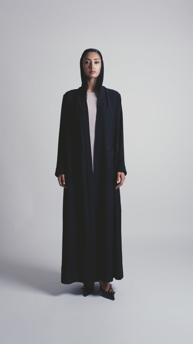 black travel abayas